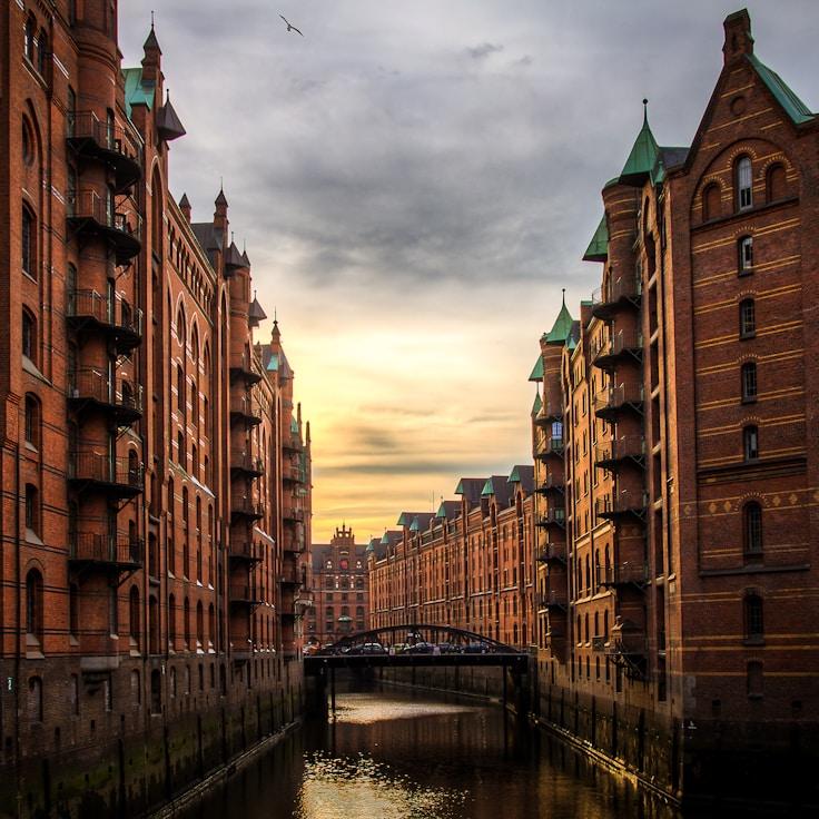 City skyline in Amsterdam, Netherlands